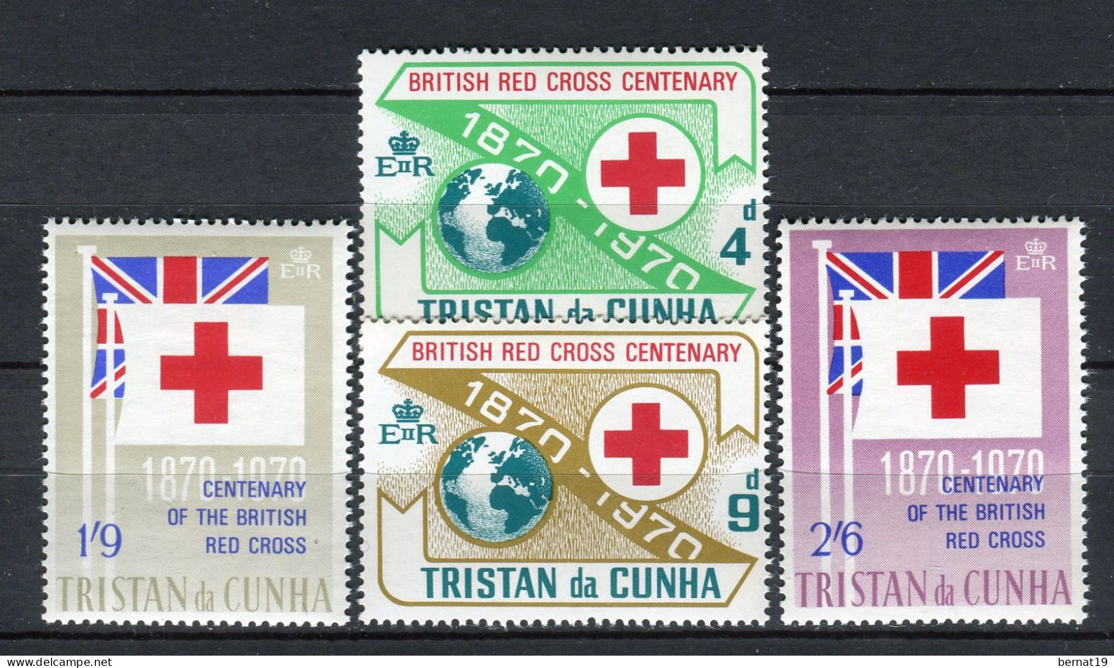 Tristan Da Cunha 1970. Yvert 133-36 ** MNH. - Tristan Da Cunha
