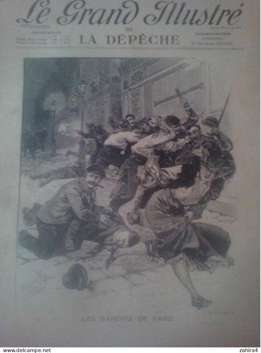 Grand Illustré Dépèche Bandit Paris Conrad Incident Anglo-russe Hull Oslabia Election USA Roosevelt Naufrage La Gironde - 1900 - 1949