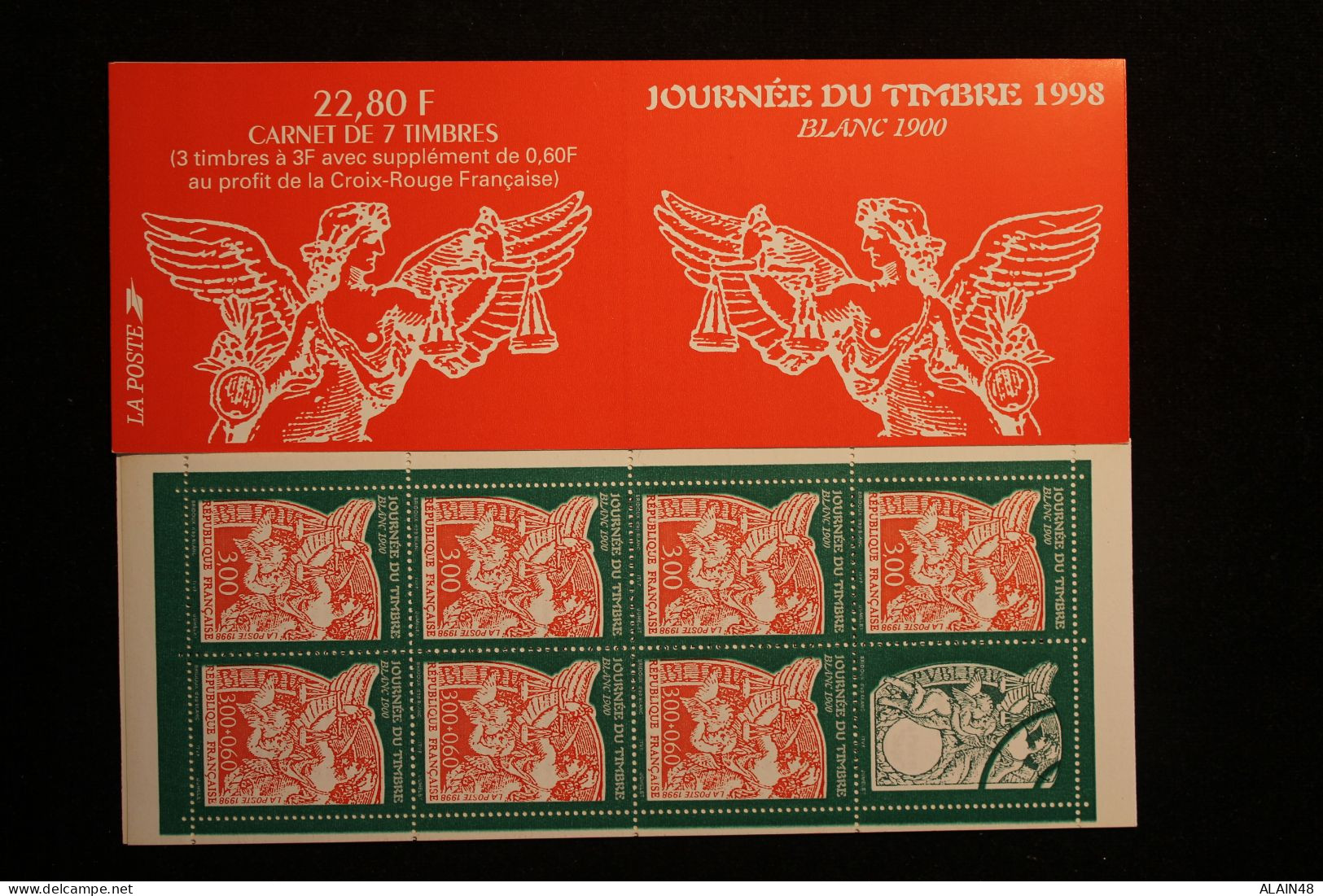 FRANCE 1998 CARNET BC3137 JOURNEE DU TIMBRE NEUFS** NON PLIE TB BLANC 1900 - Journée Du Timbre