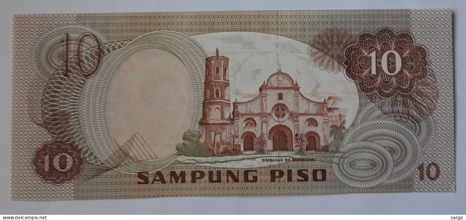 PHILIPPINES  - 10 PISU - 1981 - P 161b - UNC - BANKNOTES - PAPER MONEY - CARTAMONETA - - Filippijnen