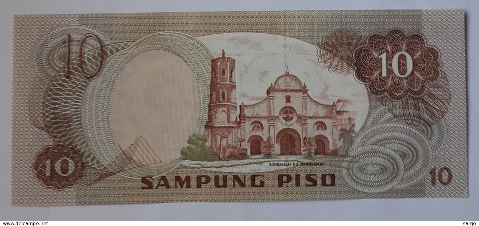 PHILIPPINES  - 10 PISU - 1981 - P 161b - UNC - BANKNOTES - PAPER MONEY - CARTAMONETA - - Filippine