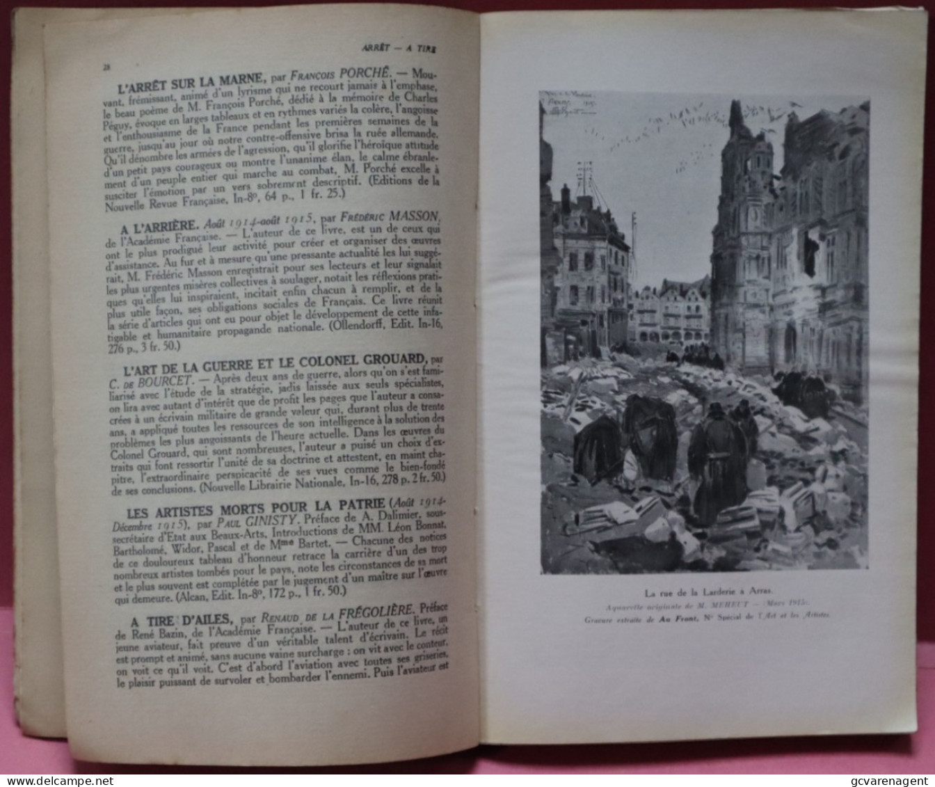 LES LIVRES DE LA GUERRE  AOUT 1914 , AOUT 1916 - VOIR DESCRIPTION ET IMAGES - Frans