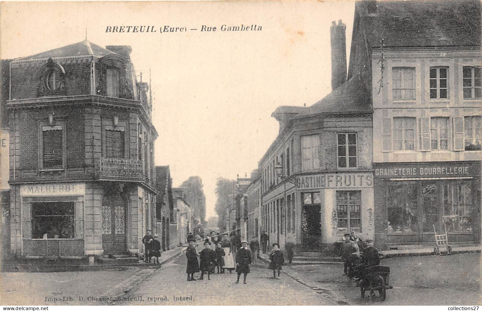 27-BRETEUIL- RUE GAMBETTA - Breteuil