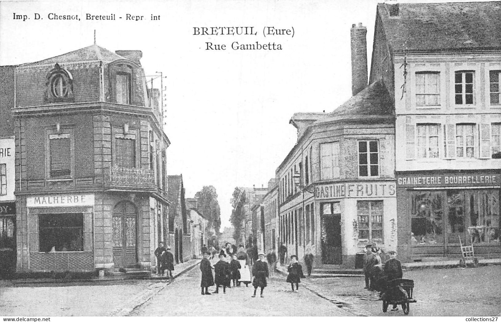 27-BRETEUIL- RUE GAMBETTA - Breteuil