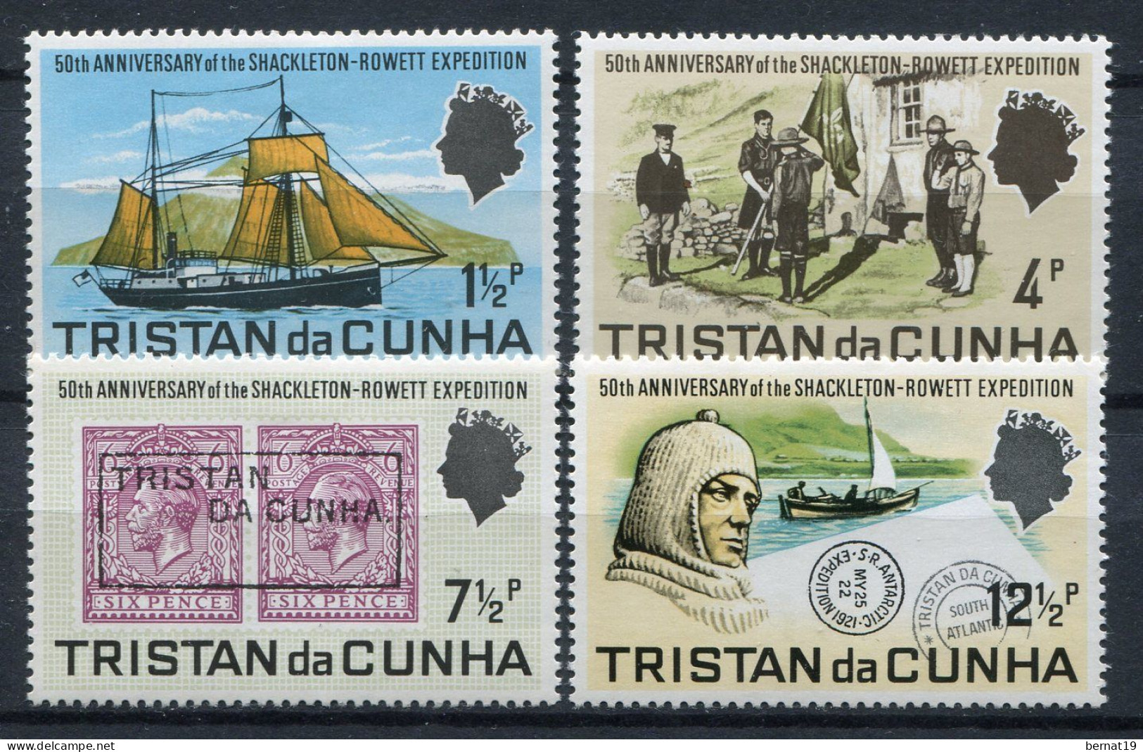 Tristan Da Cunha 1971. Yvert 153-56 ** MNH. - Tristan Da Cunha