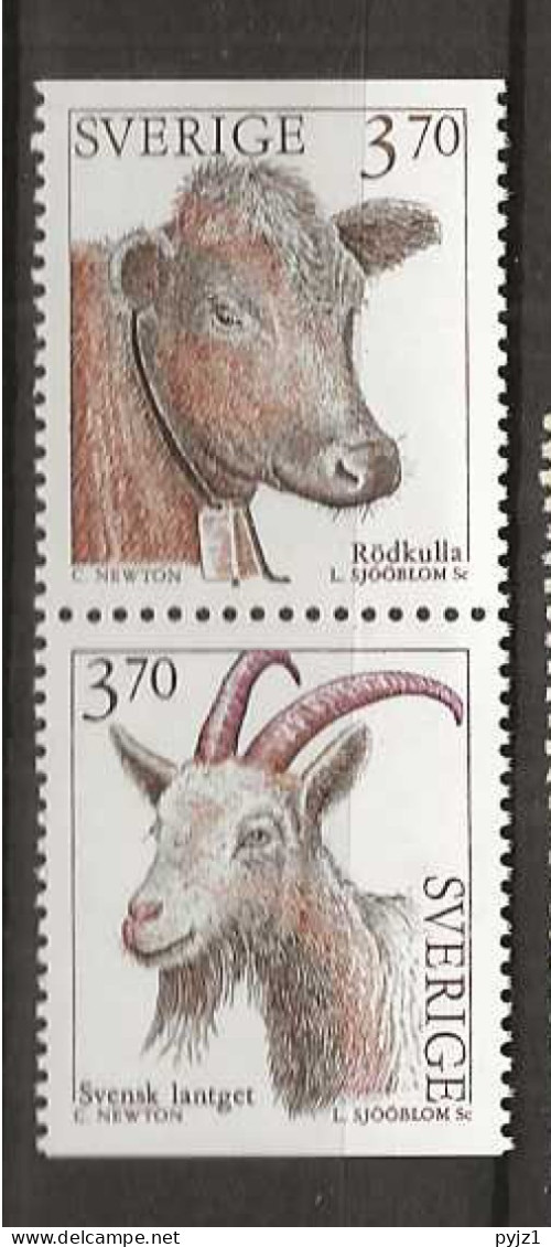 1995 MNH Sweden,Michel 1860-61 Pair, Postfris - Ongebruikt