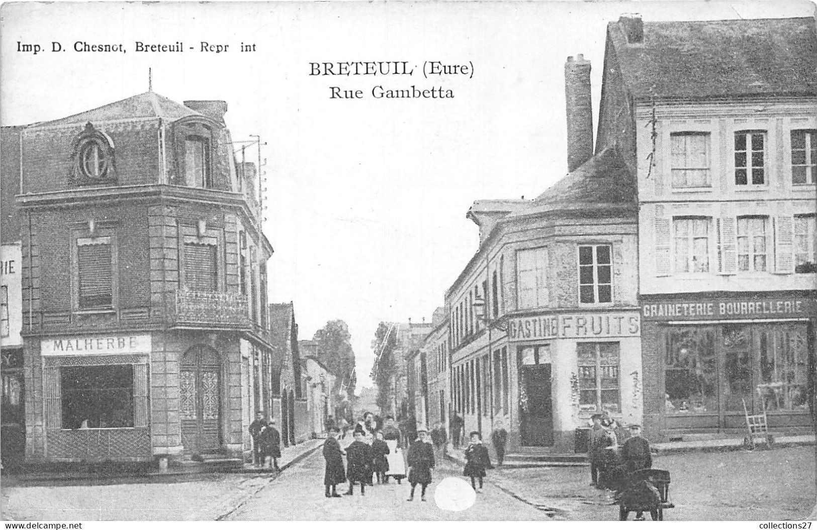 27-BRETEUIL- RUE GAMBETTA - Breteuil