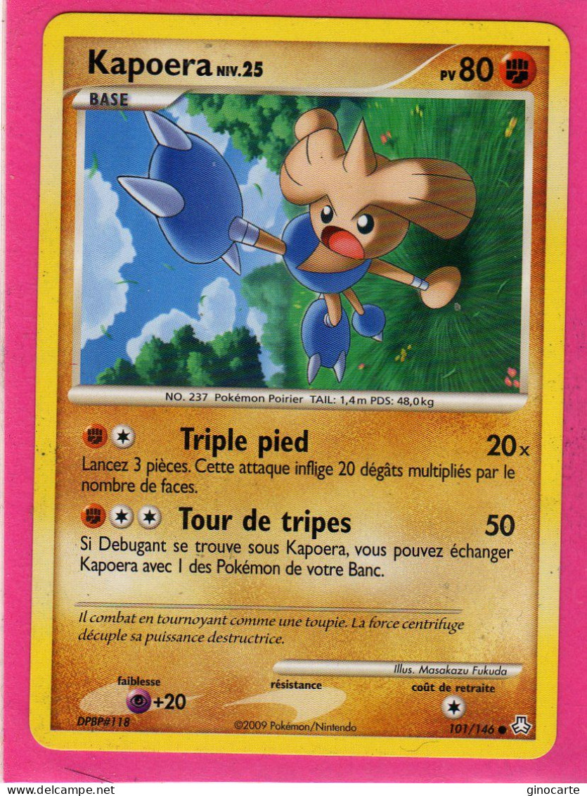 Carte Pokemon 2009 Diamant Et Perle Eveil De Legende 101/146 Kaporea 80pv Neuve - Diamante E Perla