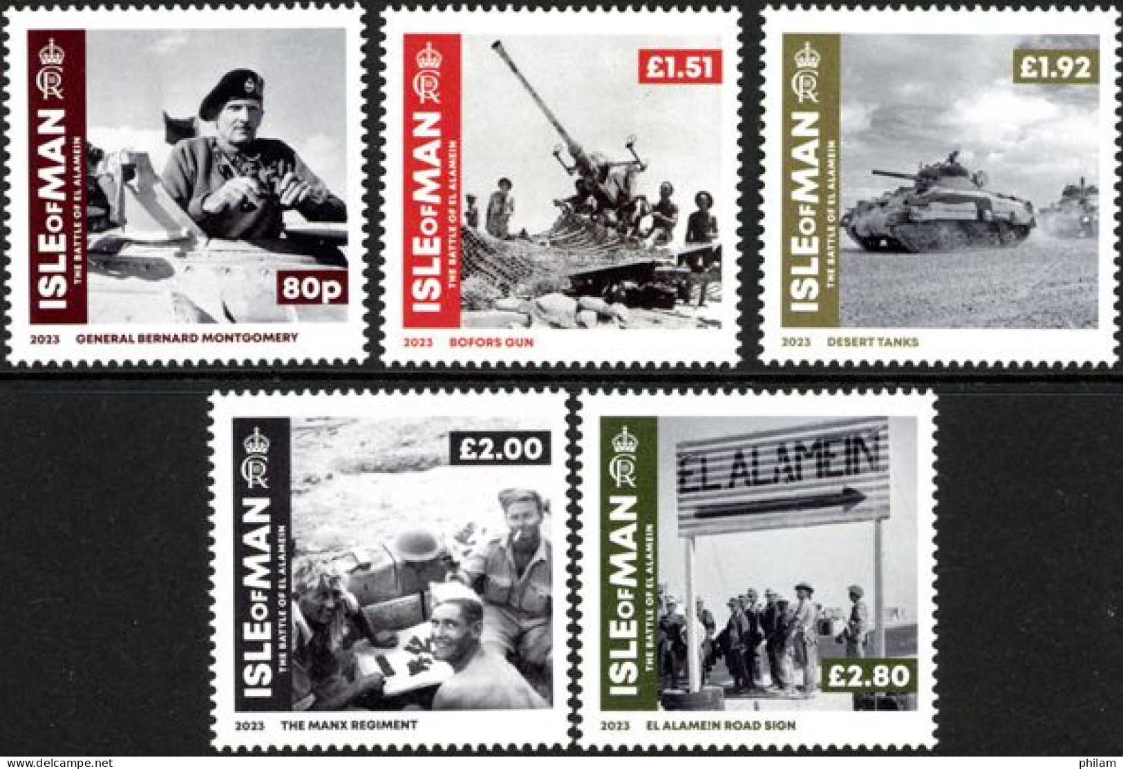 Bataille De El Alamein - Man (Ile De)