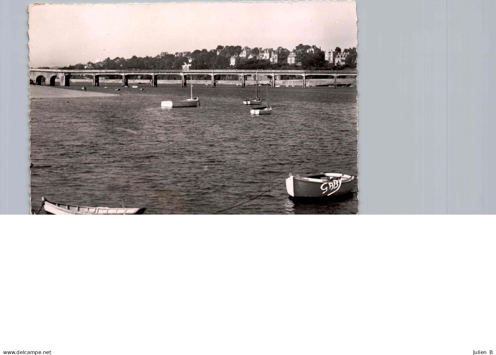 Lancieux, Pont Du Frémur, 12 Aout 1958, Timbre N°WT : POSTE-1957-28 - Lancieux