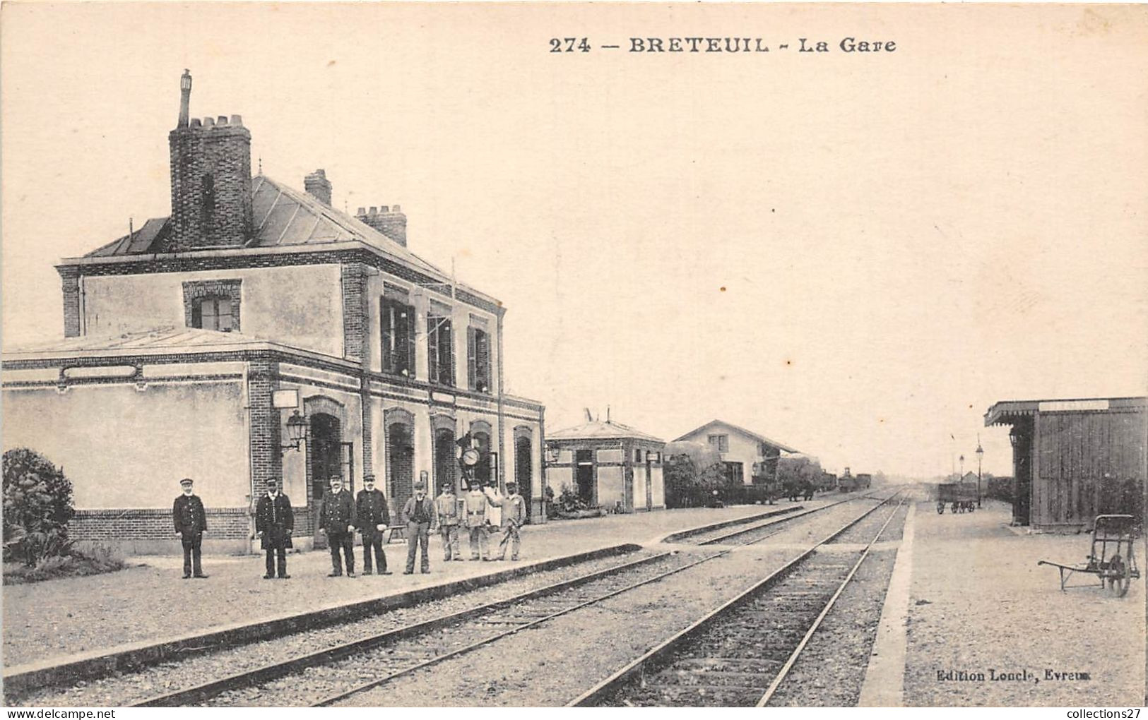27-BRETEUIL- LA GARE - Breteuil