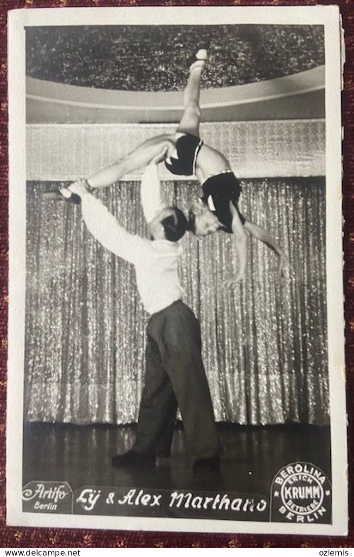 ALEX MARTHANO , ,BEROLINA ,ERICH KRUMM ,BERLIN ,CIRCUS,PHOTOCARD 1942 - Zirkus