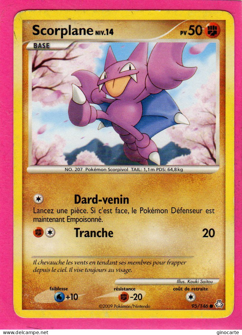 Carte Pokemon 2009 Diamant Et Perle Eveil De Legende 94/146 Scorplane 60pv Neuve - Diamant Und Perl