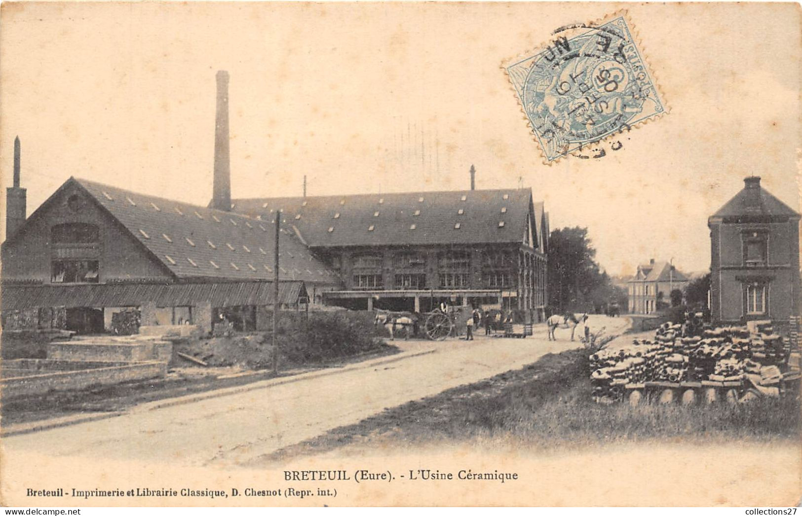 27-BRETEUIL- L'USINE CERAMIQUE - Breteuil