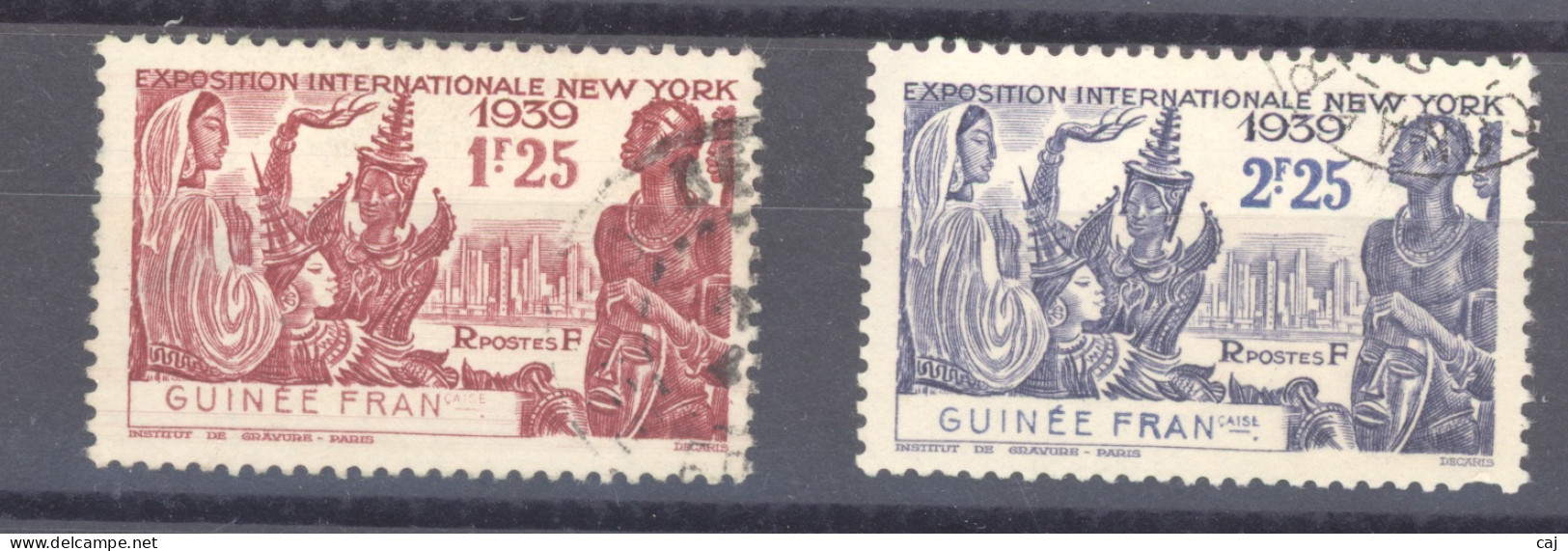 Guinée  :  Yv  151-52   (o) - Used Stamps