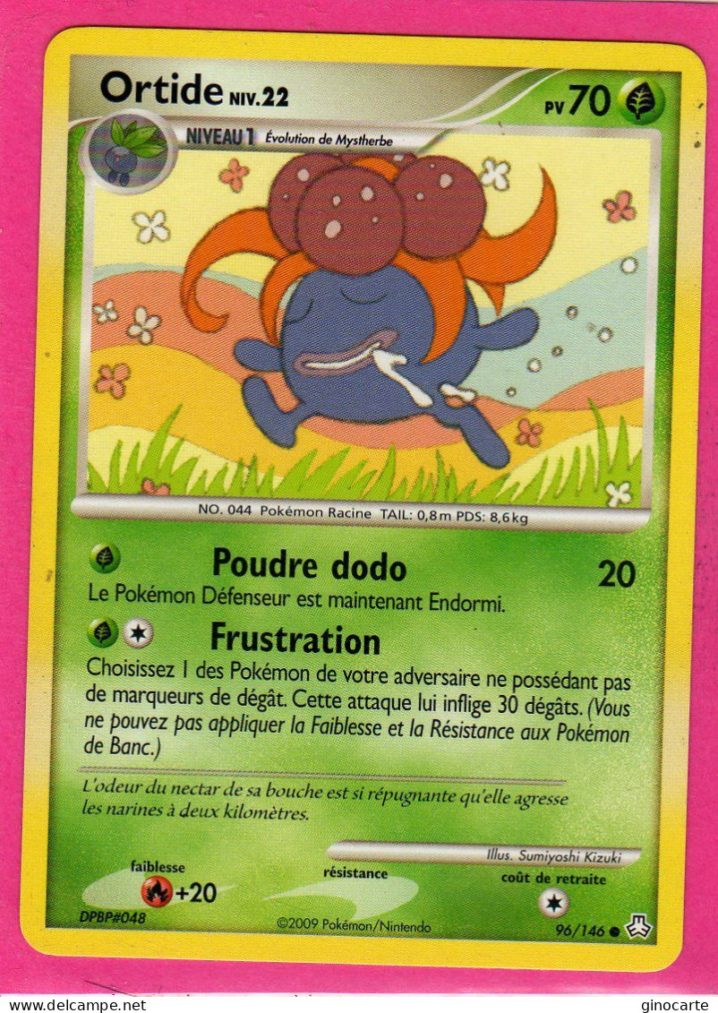 Carte Pokemon 2009 Diamant Et Perle Eveil De Legende 96/146 Ortide 70pv Neuve - Diamante E Perla