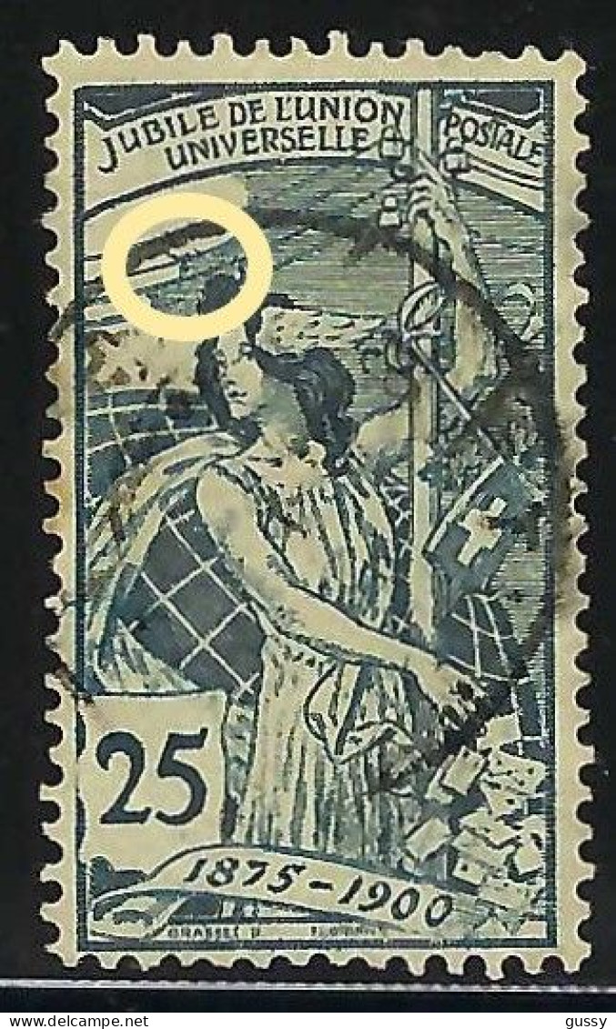 SUISSE 1900: Le ZNr. 79B, Obl. CAD, B Var. "3 Oiseaux Sur Le Câble électrique" - Gebraucht