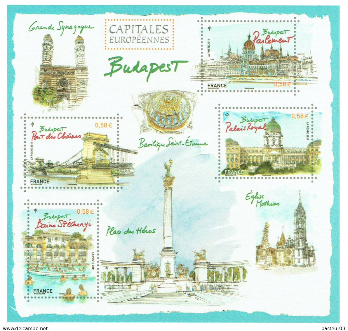 Serie De 4 Entiers Capitales Européennes éditées Par Le Musée De La Poste Voir Liste Tarif International - Kartenbriefe