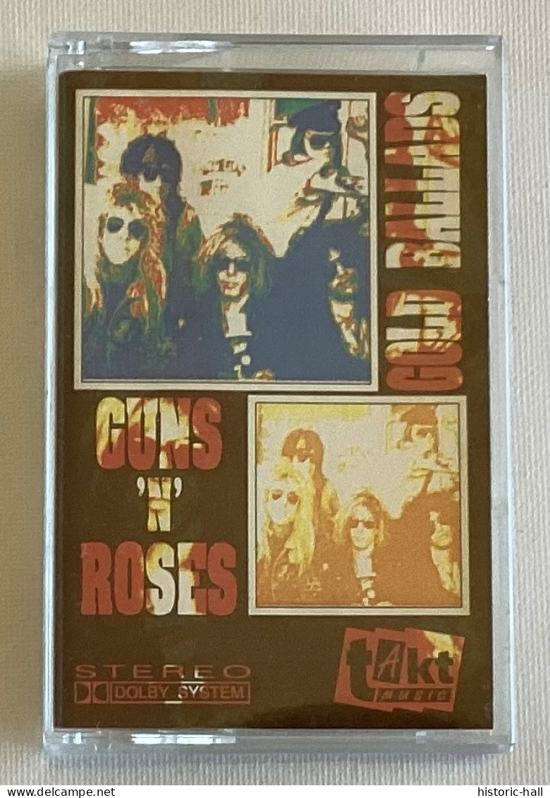 GUNS’ N’ ROSES - Gold Ballads - TAPE - 1990 - Poland Press - Casetes