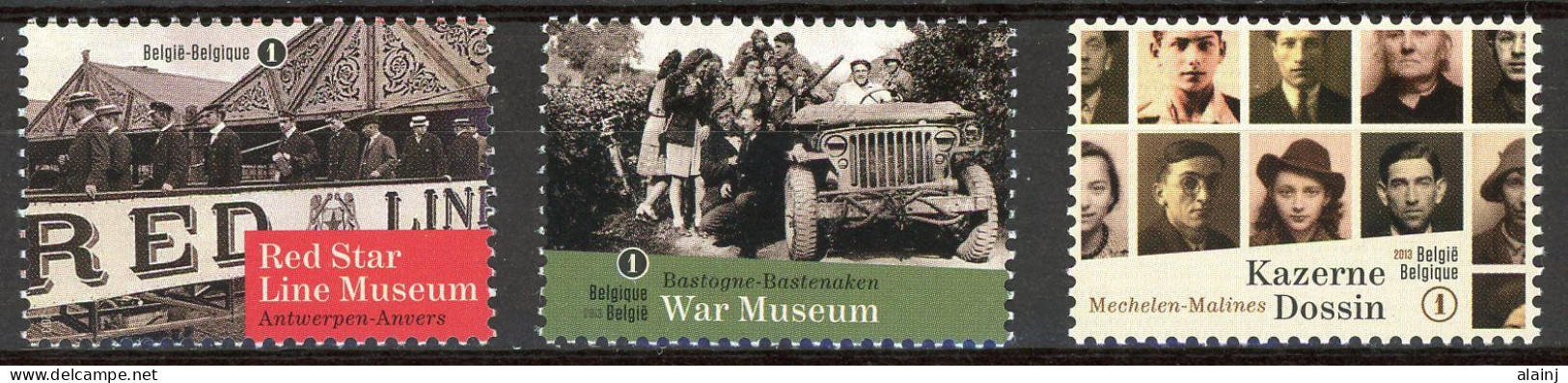 BE    4377 - 4379   XX     ---    MNH  --   Musées Pour Ne Jamais Oublier... - Ungebraucht