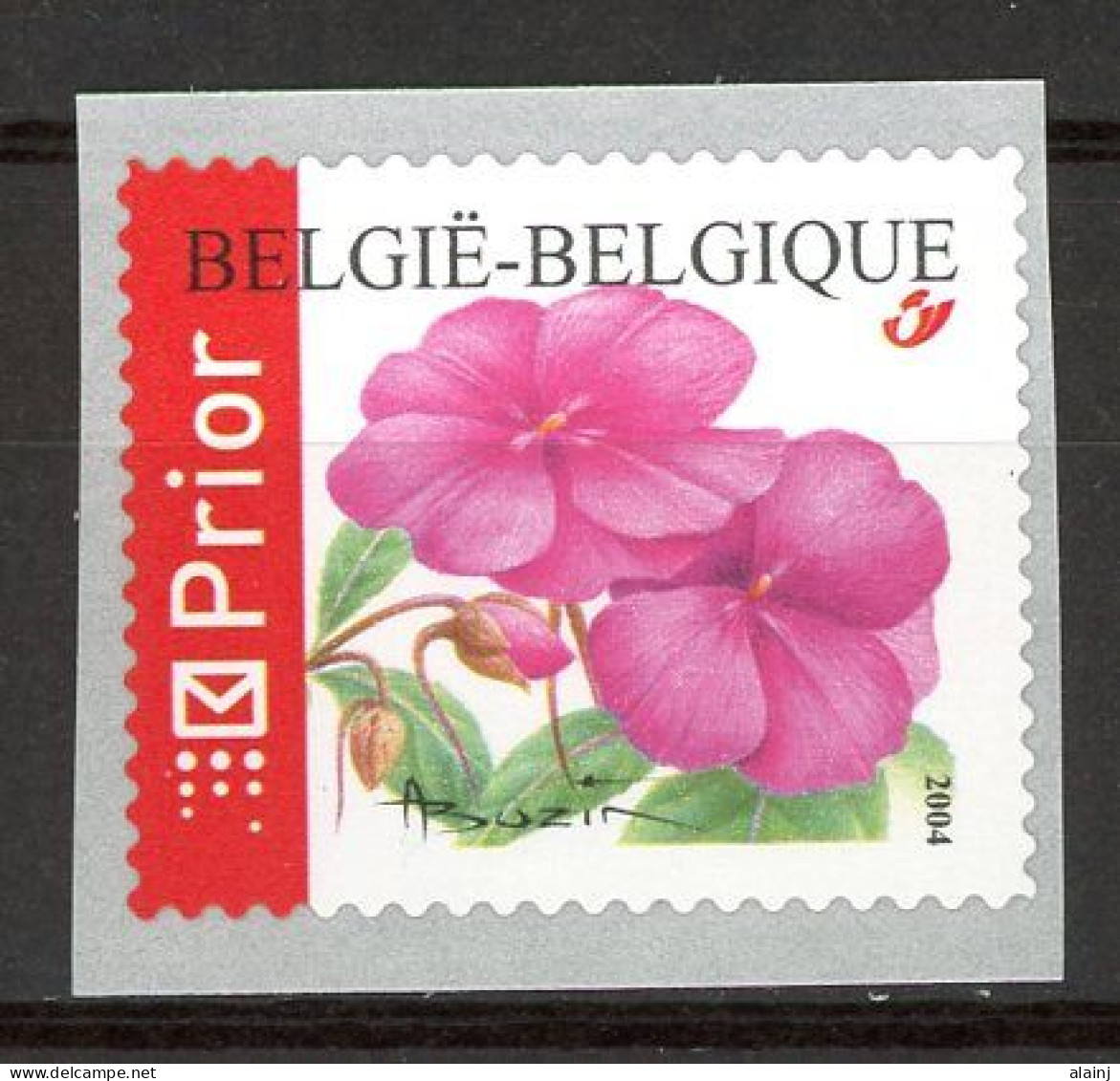 BE    R 109    XX      ---      MNH  --  Impatiens - Coil Stamps