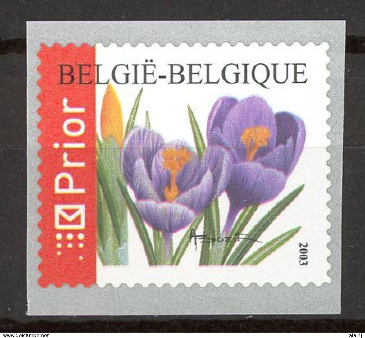 BE    R 107    XX      ---      MNH  --  Crocus - Coil Stamps