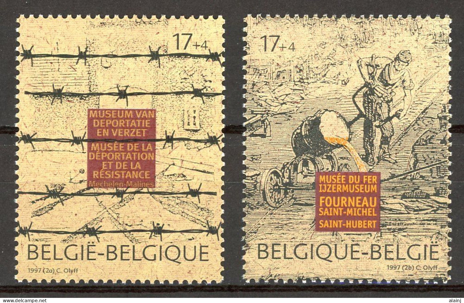 BE    2682 - 2683    XX      ---      MNH  --  Promotion De La Philatélies : Musées - Unused Stamps