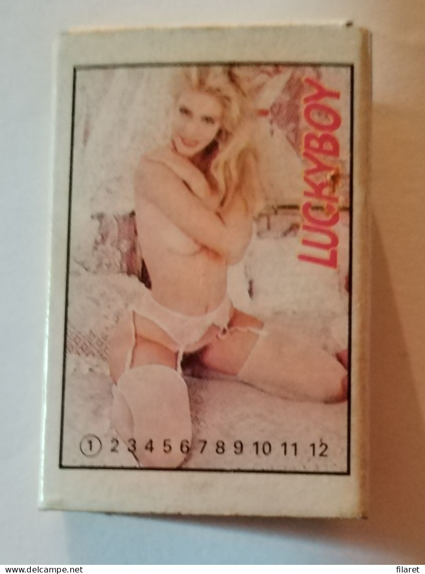 Calendar-Sexi Ladies,Lucky Boy,matchbox - Scatole Di Fiammiferi