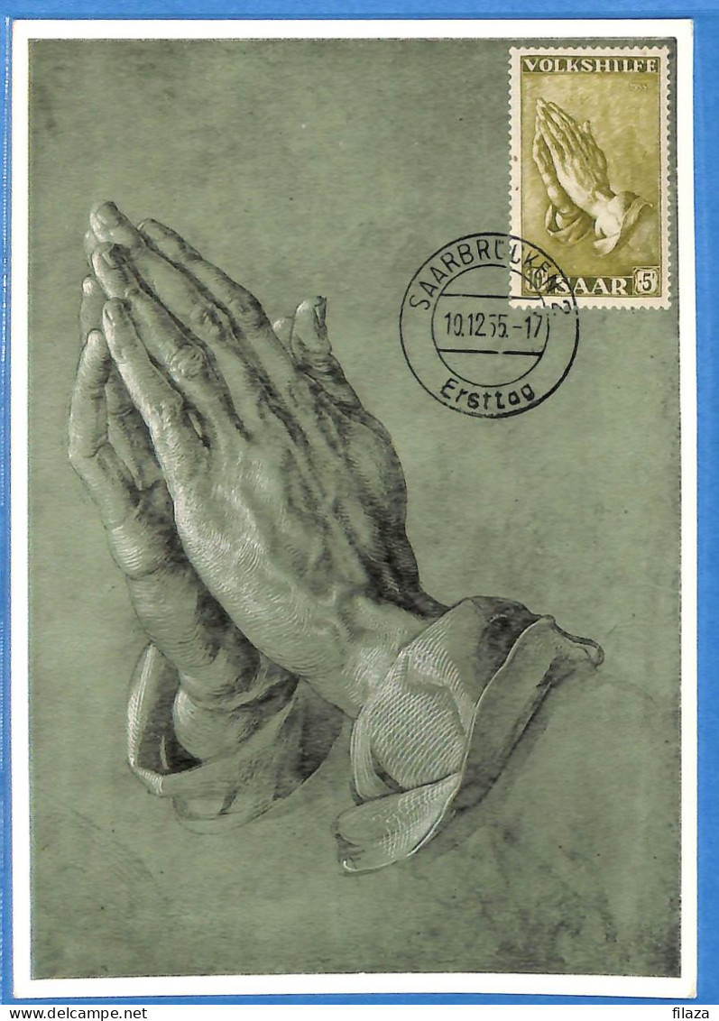 Saar - 1955 - Carte Postale FDC De Saarbrücken - G31008 - FDC