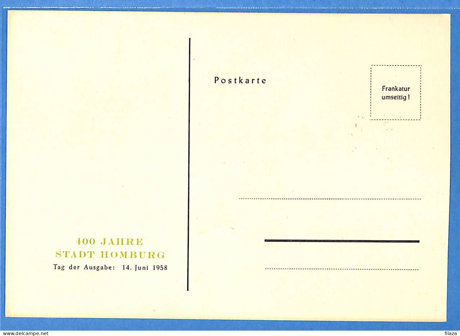 Saar - 1958 - Carte Postale FDC De Saarbrucken - G31001 - FDC