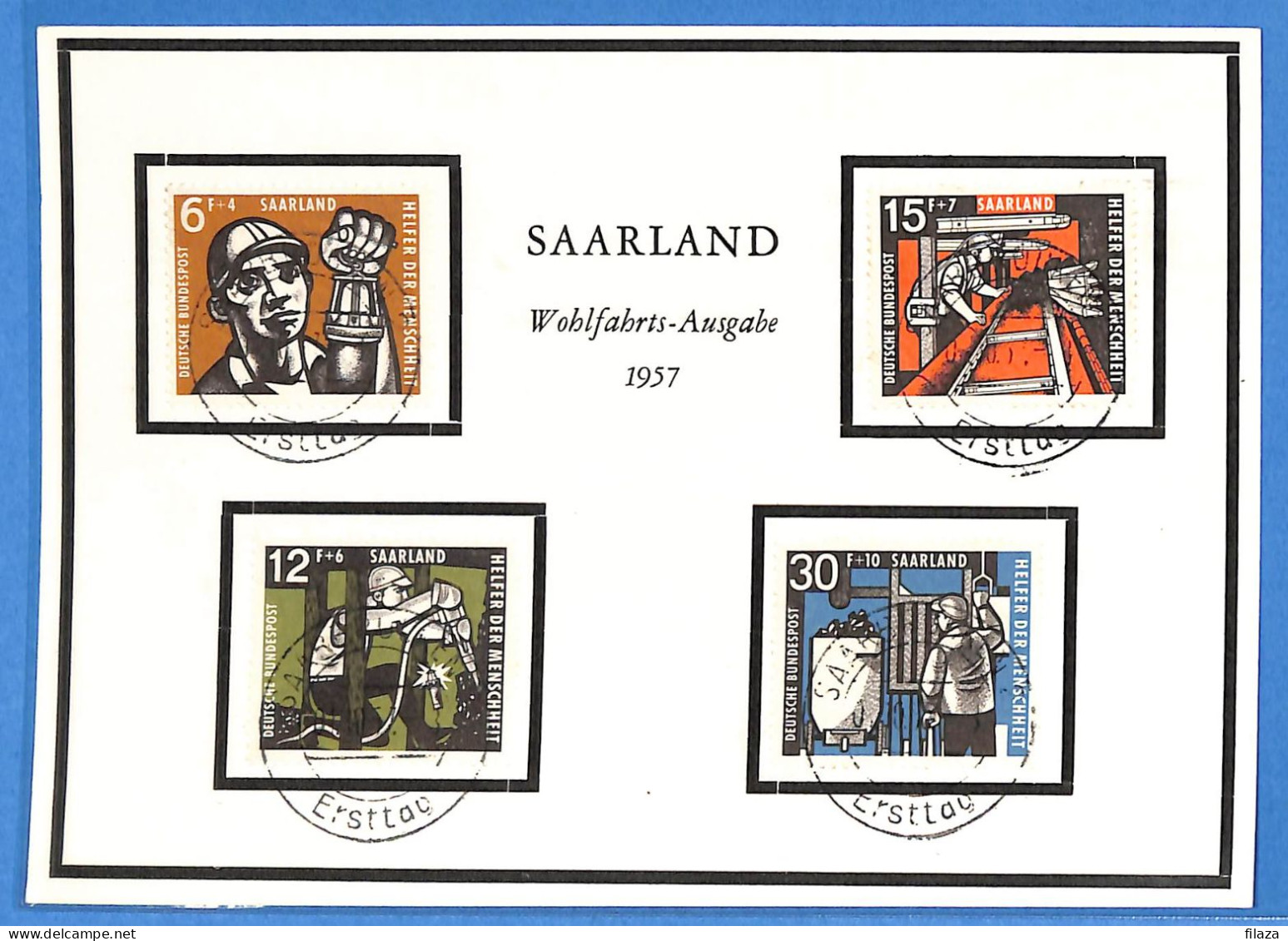 Saar - 1954 - Carte Postale FDC De Saarbrücken - G30993 - FDC