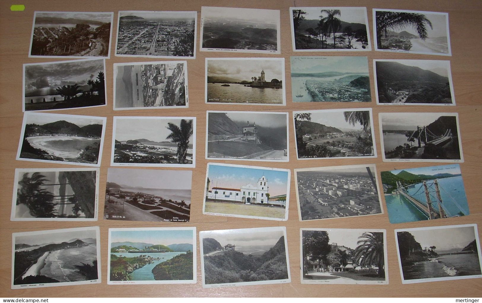 Brazil Brasil Santos Ca 1920-55 Collection 25 Picture Postcards Used And Unused - Collezioni & Lotti