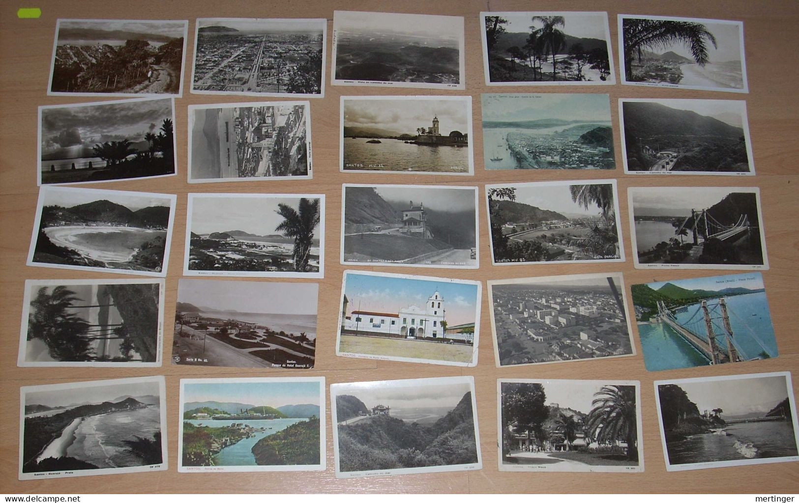 Brazil Brasil Santos Ca 1920-55 Collection 25 Picture Postcards Used And Unused - Verzamelingen & Reeksen
