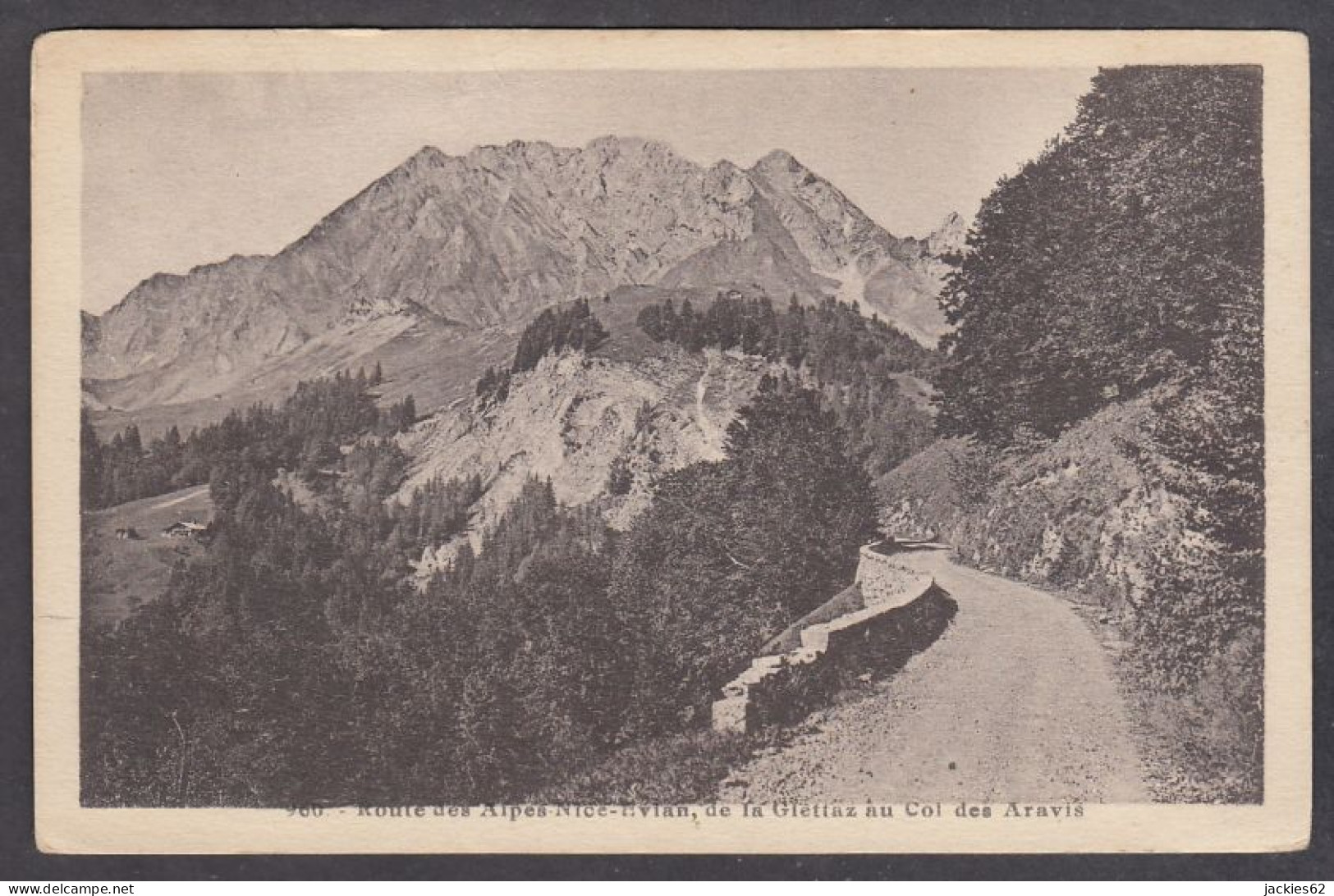 124761/ ALPES, Route Des Alpes Nice-Evian, De La Giettaz Au Col Des Aravis - Rhône-Alpes