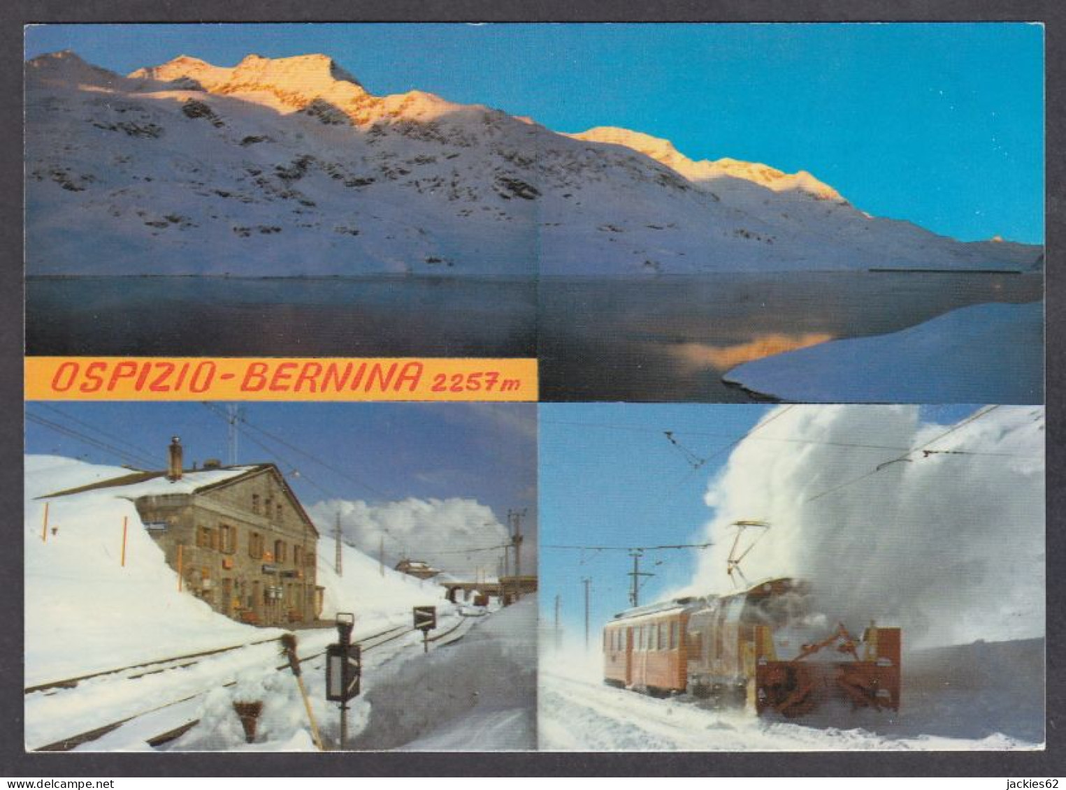 120863/ POSCHIAVO, Bahnhof Ospizio Bernina - Poschiavo