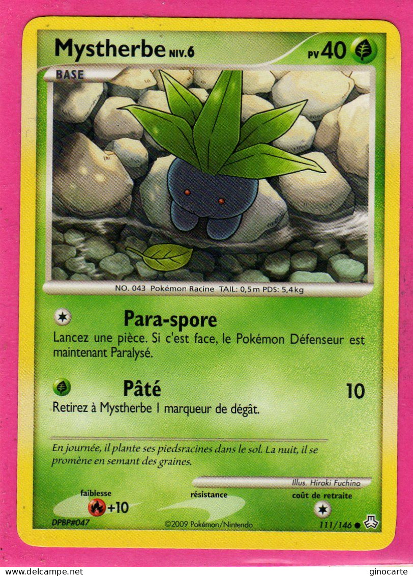 Carte Pokemon 2009 Diamant Et Perle Eveil De Legende 111/146 Mystherbe 40pv Neuve - Diamante E Perla