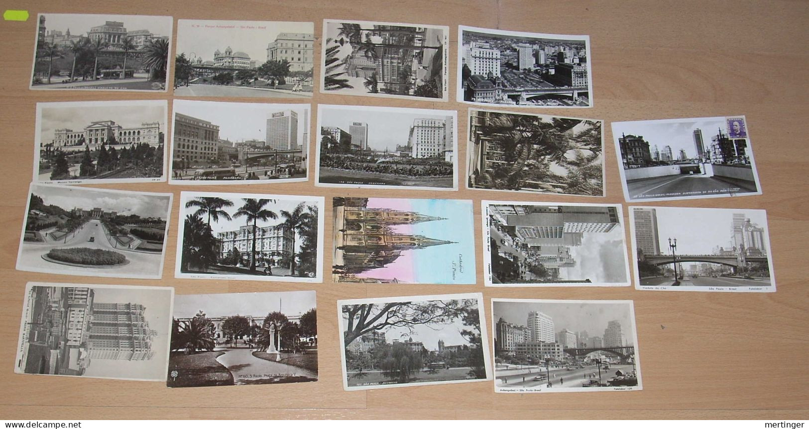 Brazil Brasil Sao Paulo Ca 1920-55 Collection 18 Picture Postcards Used And Unused - Collections, Lots & Series