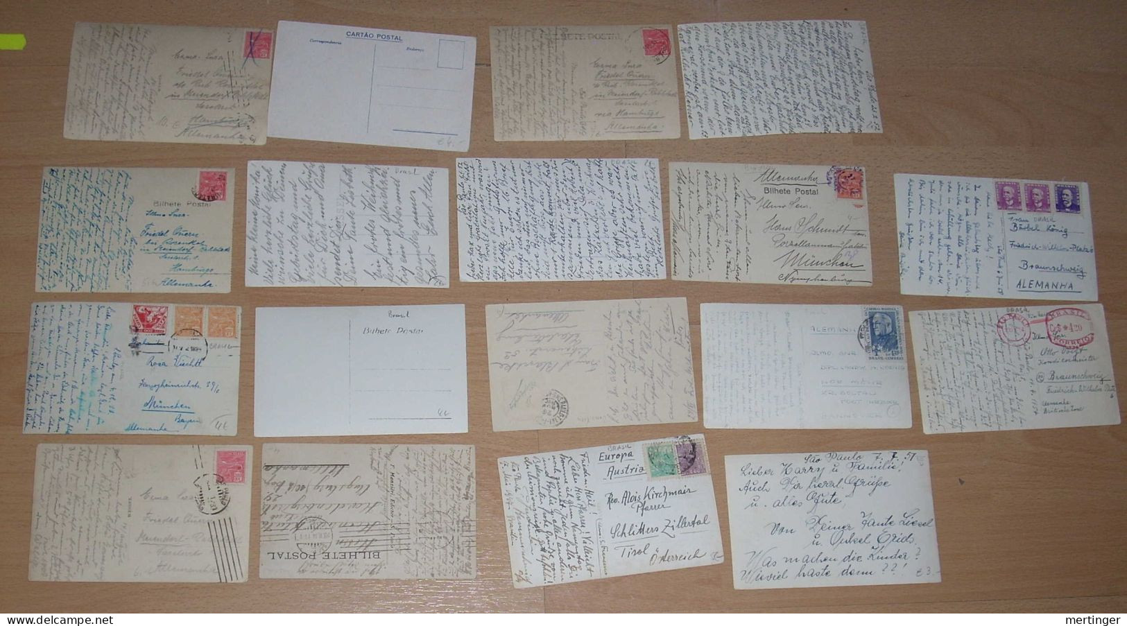 Brazil Brasil Sao Paulo Ca 1920-55 Collection 18 Picture Postcards Used And Unused - Lots & Serien