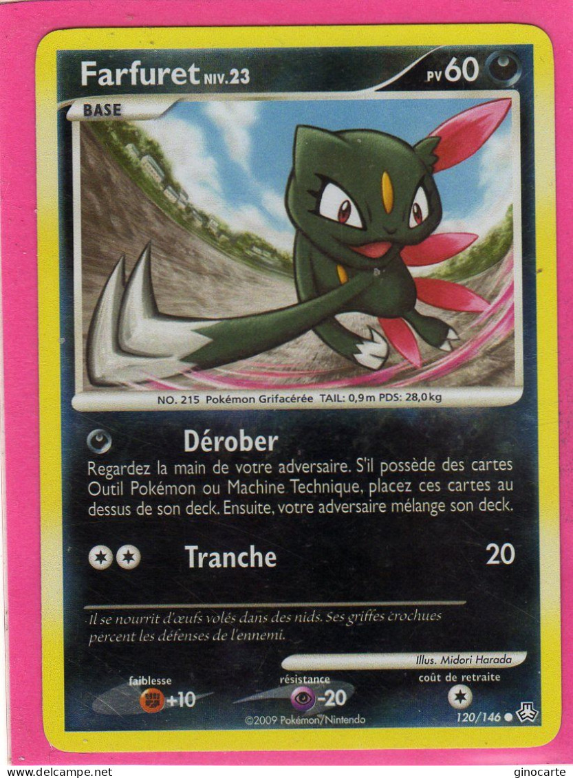 Carte Pokemon 2009 Diamant Et Perle Eveil De Legende 120/146 Farfuret 60pv Neuve Brillante - Diamond & Pearl 