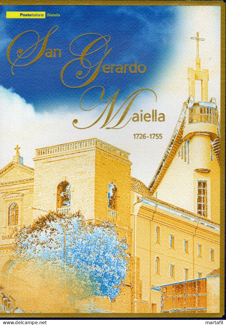 2005 FOLDER San Gerardo Maiella Lamina D'oro - RARO, Integro, Perfetto - Presentation Packs