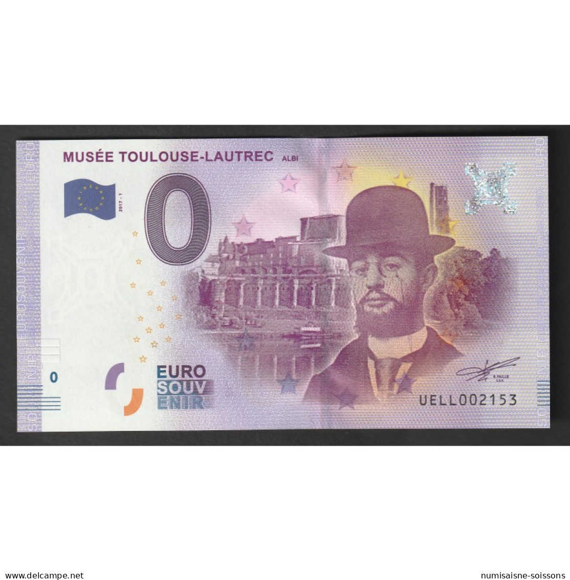 FRANCE - 81000 - ALBI - MUSÉE TOULOUSE LAUTREC - 2017-1 - Privatentwürfe