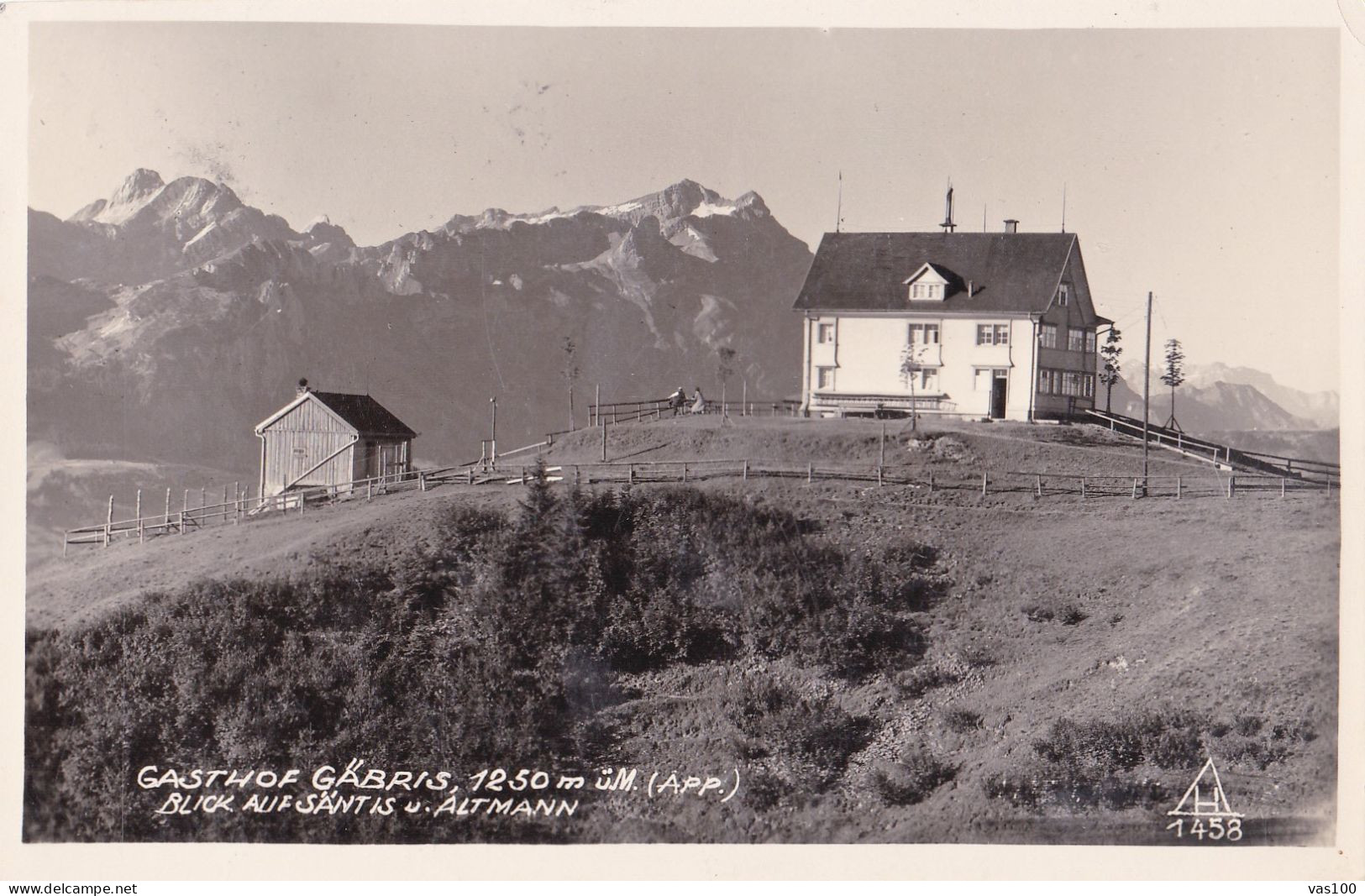 GAIS - GASTHOF GÄBRIS- POST CARD - Gais