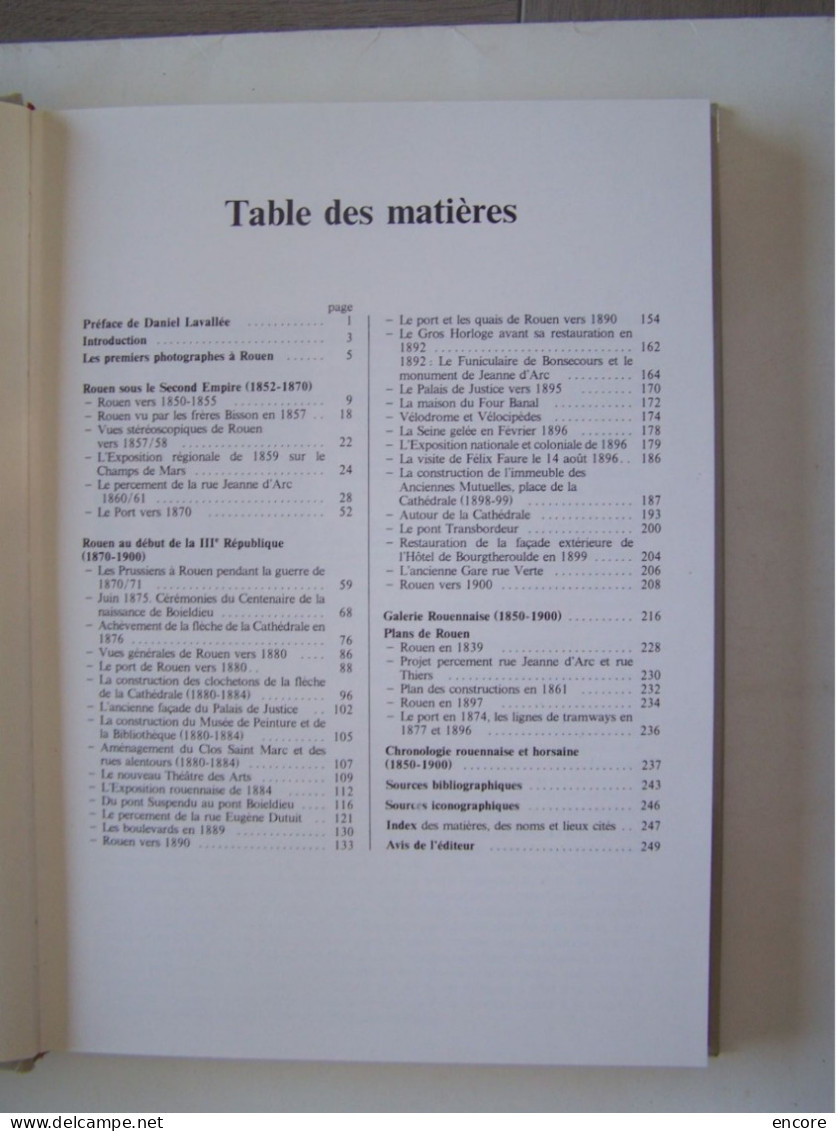 ROUEN. SEINE MARITIME. "HISTOIRE DE ROUEN EN 2000PHOTOGRAPHIES. 1850 - 1983.  4 VOLUMES. 100_3299-1T A 100_3306-1T - Normandië