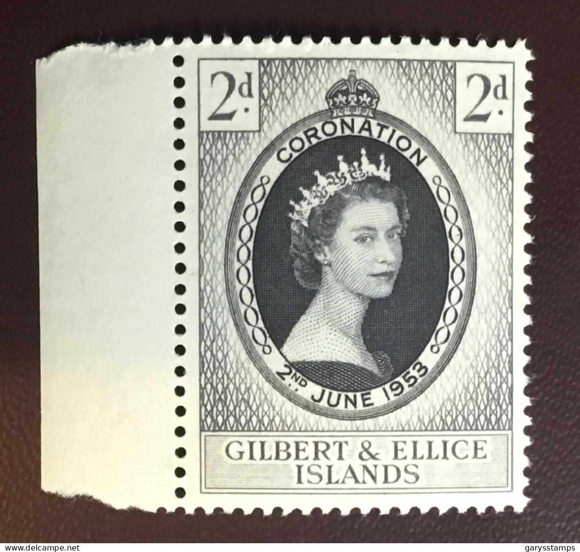 Gilbert Ellice 1953 Coronation MNH - Isole Gilbert Ed Ellice (...-1979)