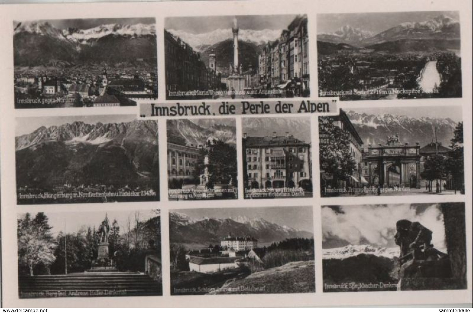 59839 - Österreich - Innsbruck - U.a. Gegen Norden - Ca. 1955 - Innsbruck