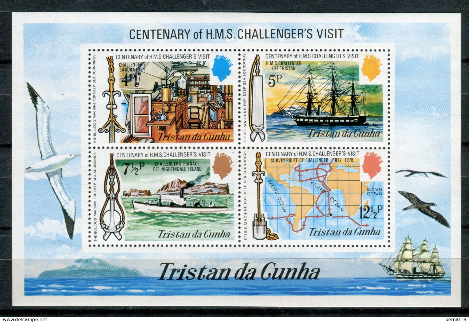 Tristan Da Cunha 1973. Yvert Block 1 ** MNH. - Tristan Da Cunha