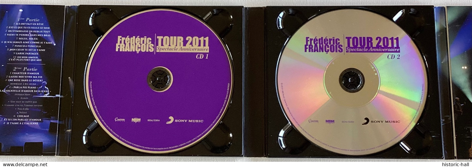 FRÉDÉRIC FRANÇOIS - Tour. 2011 - 2 CD Digipack - 2011 - Other - French Music