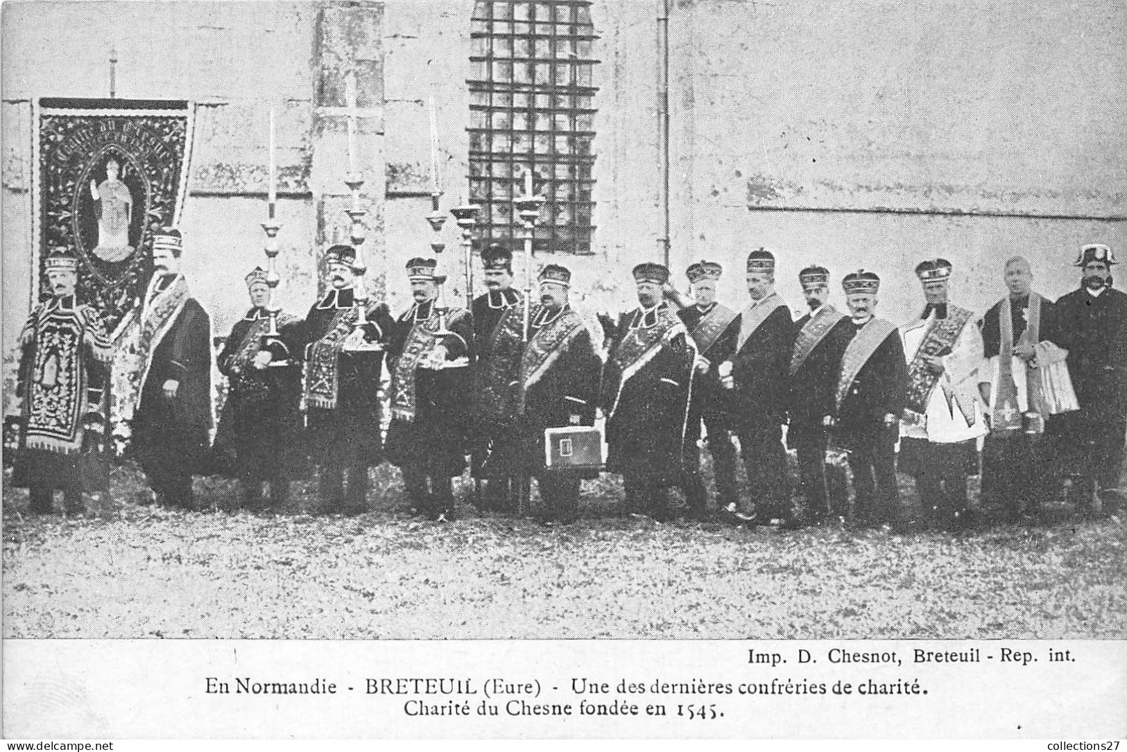 27-BRETEUIL- UNE DES DERNIERE CONFRERIES DE CHARITE - CHARITE DU CHESNE FONDEE EN 1545 - Breteuil