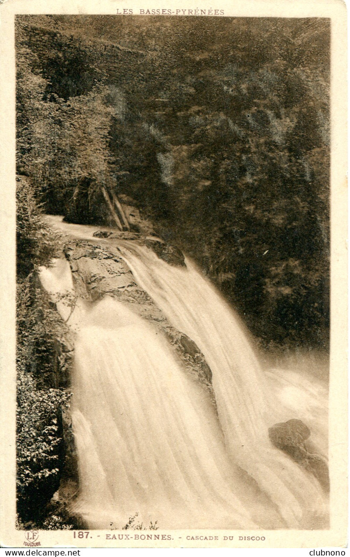 CPA - EAUX-BONNES - CASCADE DU DISCOO - Eaux Bonnes