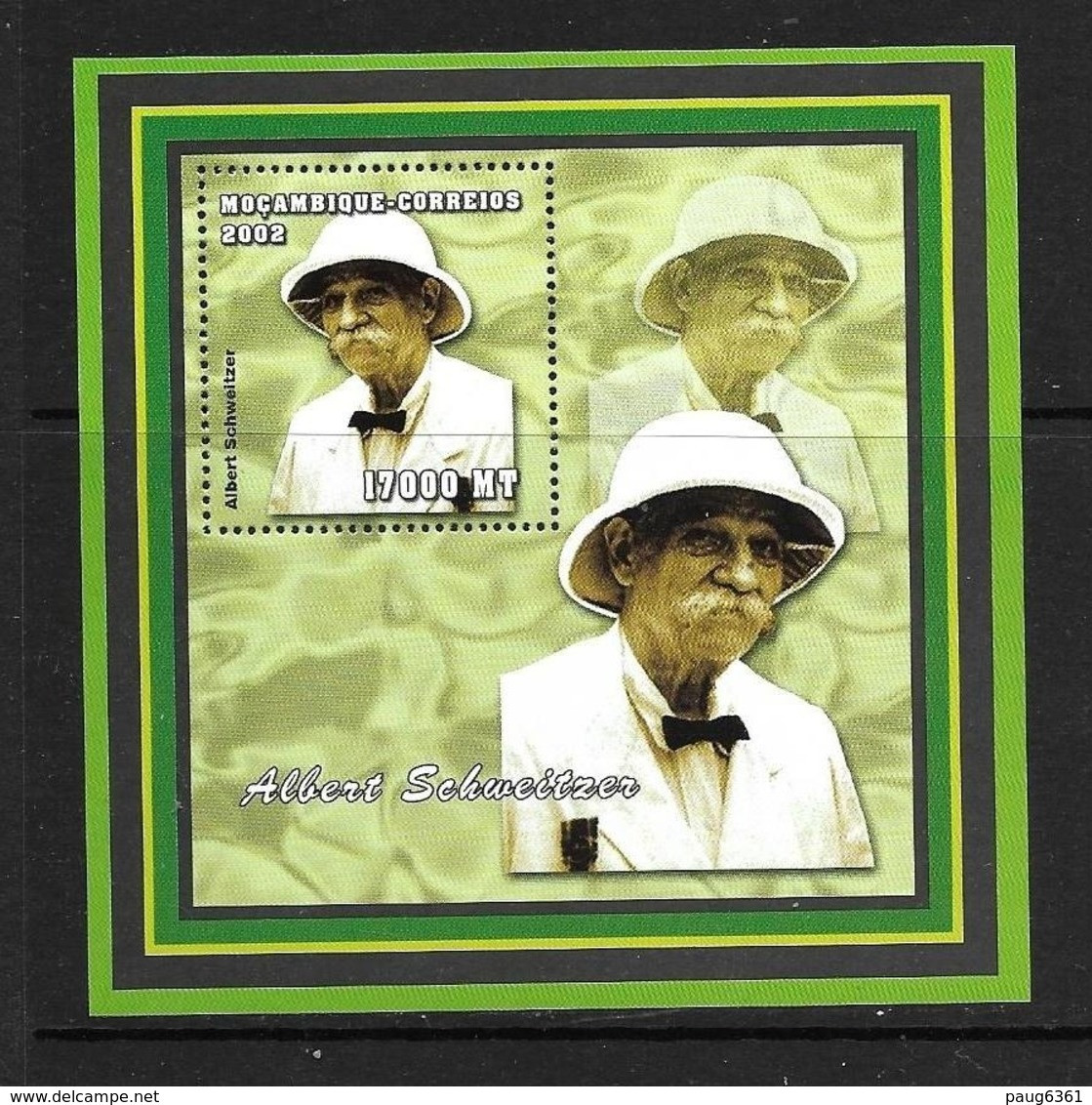 MOZAMBIQUE 2002 ALBERT SCHWEITZER  YVERT N°1982  NEUF MNH** - Albert Schweitzer